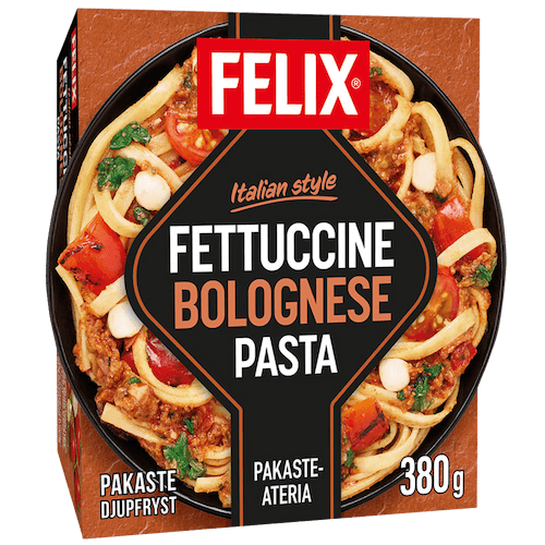 Felix italian style fettuccine bolognese pasta