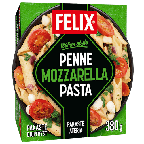 Felix Italian style penne mozzarella pasta